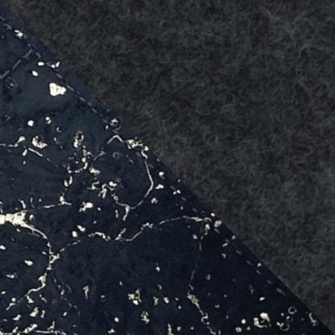 Mobilväska att hänga | gjord av filt och ekologisk bomull | antracit - blomning | Modell KEDJA