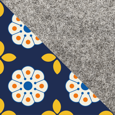 Mobilfodral med kortfack för Samsung Galaxy M23 | ljusgrå - bloom | Modell "ZIP"