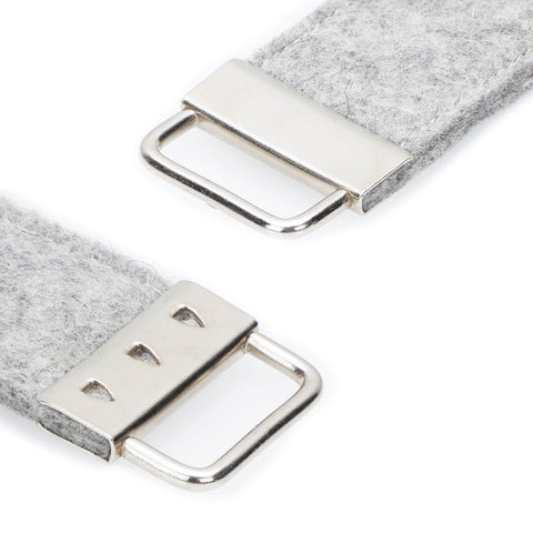 Nyckelring i filt | ljusgrått