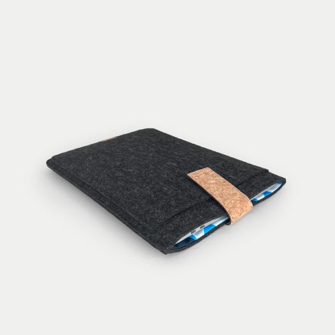 Fodral till Dell Vostro | med magnetstängning och extra fack  | antracit - Former | Modell "HAKA"