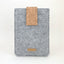 Fodral för PocketBook Verse Pro Color | med magnetstängning och extra fack | ljusgrå - Shapes | Modell "HAKA"