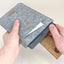 Fodral för PocketBook Touch Lux 5 | med magnetstängning och extra fack | ljusgrå - Shapes | Modell "HAKA"