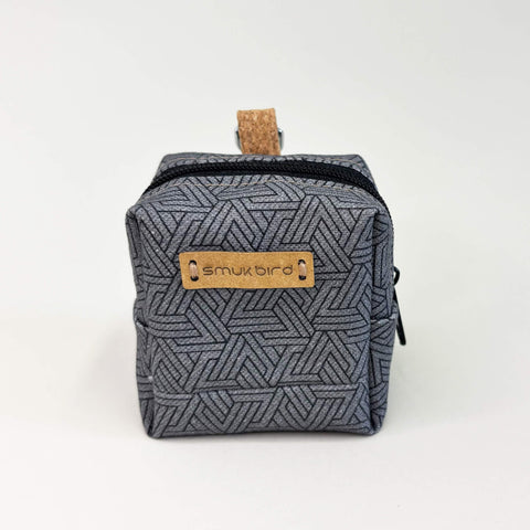 Mini-väska för hörlurar & Co. | tillverkad av ekologisk bomull | Designspår | Modell PocketCube