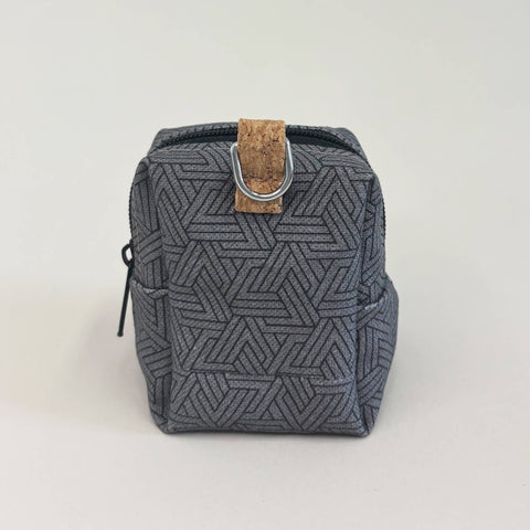 Mini-väska för hörlurar & Co. | tillverkad av ekologisk bomull | Designspår | Modell PocketCube
