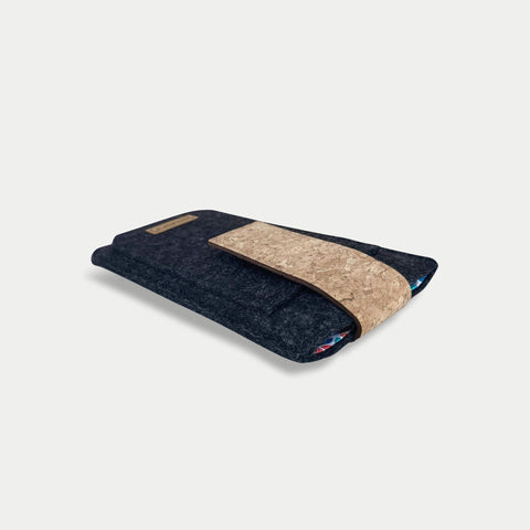 Mobilfodral för Samsung Galaxy A25 | med magnetstängning och extra fack | antracit - Colorful | Modell HAKA