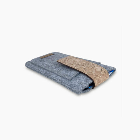 Mobilfodral för Samsung Galaxy S25 Plus | med magnetstängning och extra fack | ljusgrå - Shapes | modell HAKA
