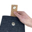 Fodral för PocketBook Verse | med magnetstängning och extra fack | antracit - Shapes | Modell "HAKA"
