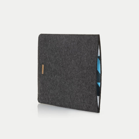 Fodral för HP 250 | gjord av filt och ekologisk bomull | antracit - Former | Modell "LET"