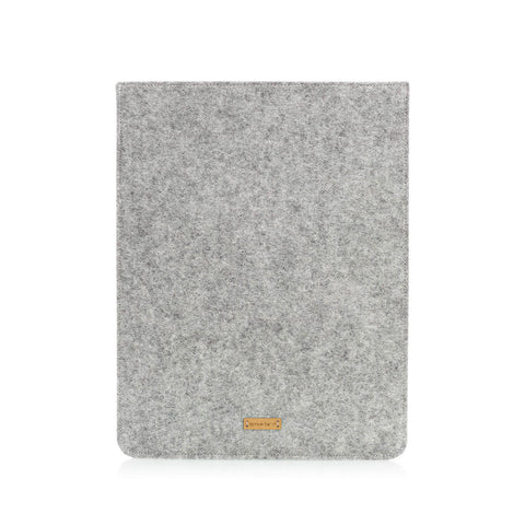 Fodral för Honor MagicBook | gjord av filt och ekologisk bomull | ljusgrå - Färgglad | Modell "LET"
