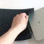 Fodral för Surface Pro 6 | tillverkad av filt och ekologisk bomull | 
antracit - shapes | "LET"-modell