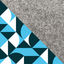 Fodral för PocketBook Verse Pro Color | med magnetstängning och extra fack | ljusgrå - Shapes | Modell "HAKA"