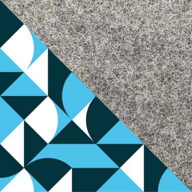 Mobilfodral med kortfack för Samsung Galaxy M35 | ljusgrå - shapes | Modell "ZIP"