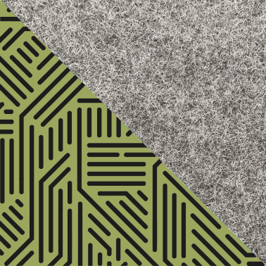 Fodral till Razer Book | gjord av filt och ekologisk bomull | ljusgrå - Stripes | Modell "LET"