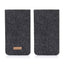 Mobilfodral med kortfack för Xiaomi 14 Pro | antracit - former | Modell "ZIP"