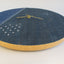Väggklocka Wabi Sabi Denim rund 30 cm | Denim - Guld | Design: Osaka