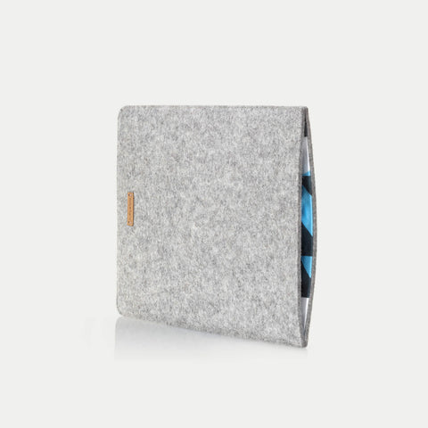 Fodral för Surface Pro 7 | tillverkad av filt och ekologisk bomull | ljusgrå - colorful | "LET"-modell
