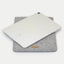 Fodral för Surface Go 3 | tillverkad av filt och ekologisk bomull | ljusgrå - tracks | "LET"-modell