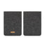 Fodral till Onyx Boox Poke 4 Lite | gjord av filt och ekologisk bomull | antracit - former | Modell "LET"